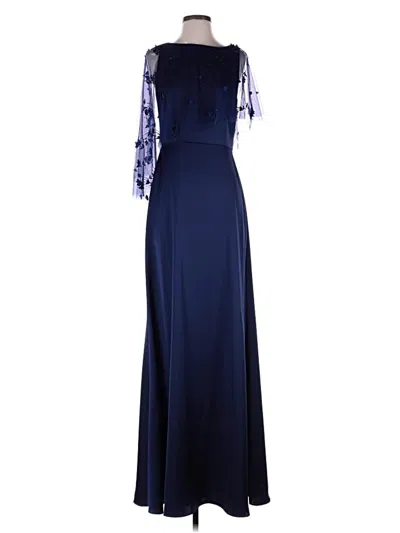 Theia Cocktail Dress In Blue