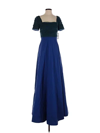 Theia Cocktail Dress In Blue