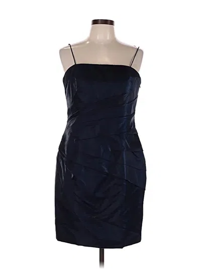 Pre-owned Theia Cocktail Dress In Blue