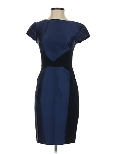 Pre-owned Theia Cocktail Dress In Blue