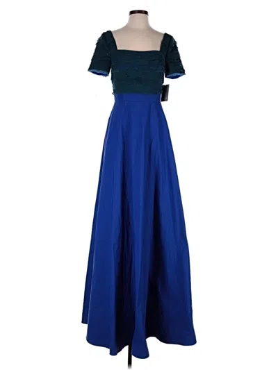 Theia Cocktail Dress In Blue
