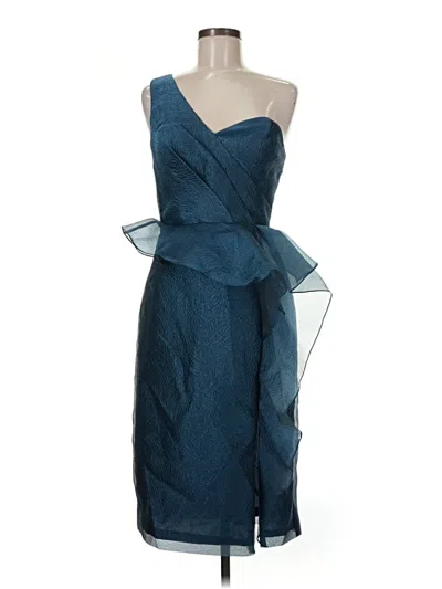 Theia Cocktail Dress In Blue