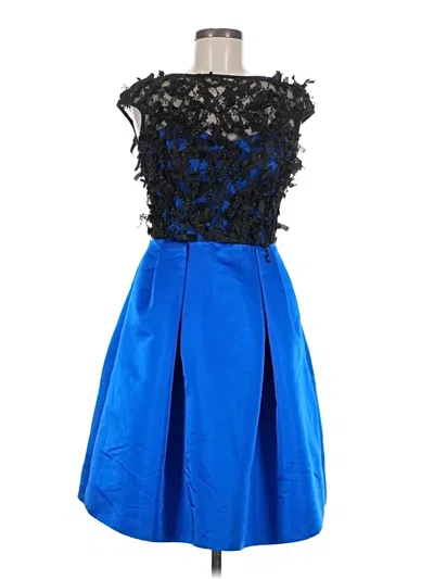 Pre-owned Theia Cocktail Dress In Blue