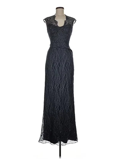 Pre-owned Theia Cocktail Dress In Blue