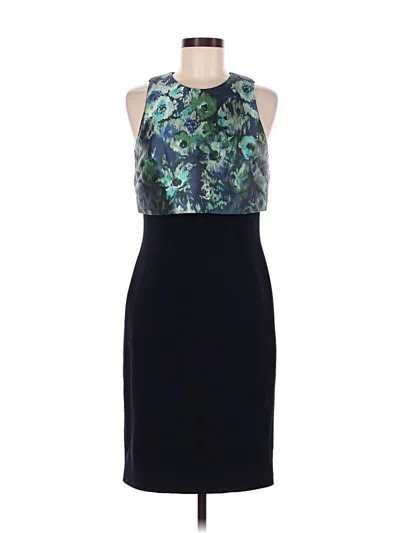 Pre-owned Theia Cocktail Dress In Blue