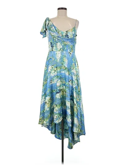 Pre-owned Theia Cocktail Dress In Blue