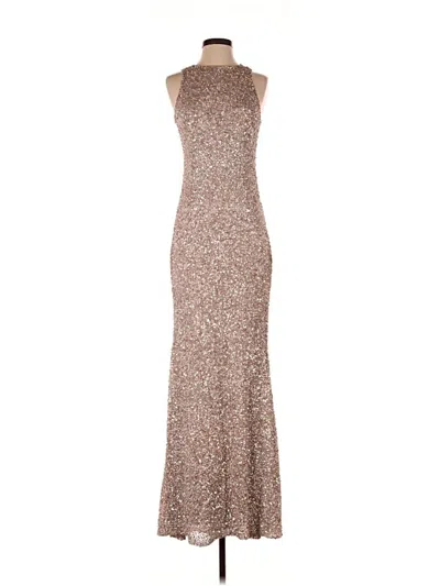 Pre-owned Theia Cocktail Dress In Brown