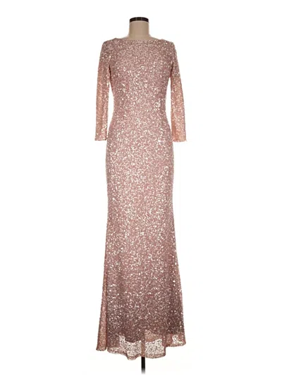 Pre-owned Theia Cocktail Dress In Pink