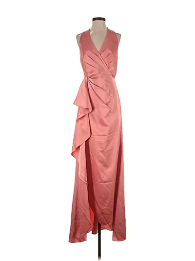 Pre-owned Theia Cocktail Dress In Pink