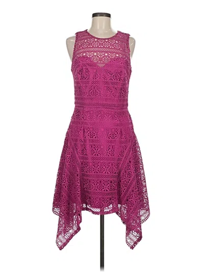 Pre-owned Theia Cocktail Dress In Pink