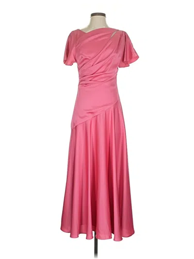 Pre-owned Theia Cocktail Dress In Pink