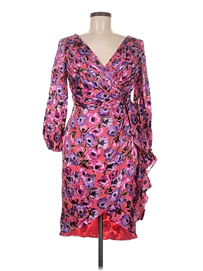 Pre-owned Theia Cocktail Dress In Pink
