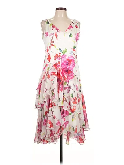 Pre-owned Theia Cocktail Dress In Pink
