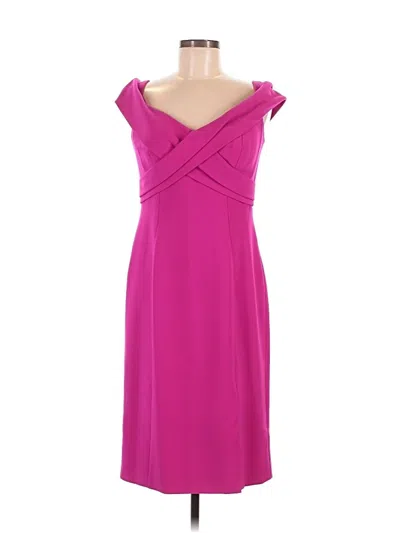Pre-owned Theia Cocktail Dress In Pink