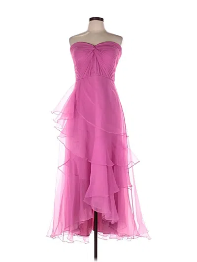 Pre-owned Theia Cocktail Dress In Pink