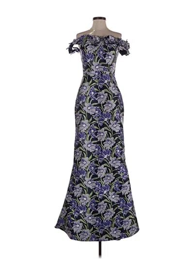 Theia Cocktail Dress In Purple
