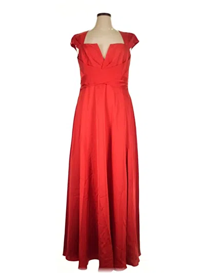 Theia Cocktail Dress In Red