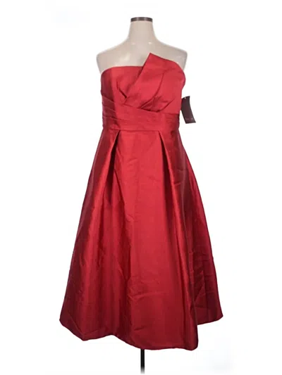 Theia Cocktail Dress In Red