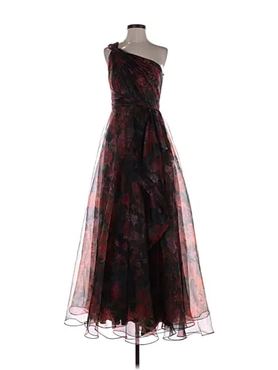 Theia Cocktail Dress In Multi