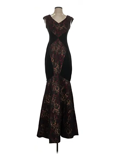 Pre-owned Theia Cocktail Dress In Red