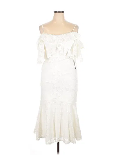 Theia Cocktail Dress In White