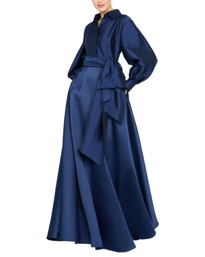 Theia Frieda Gown In Blue