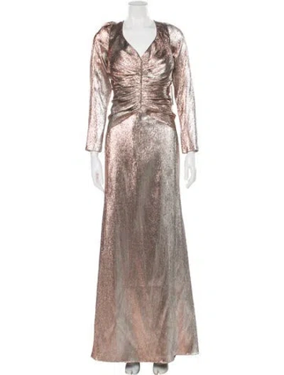 Pre-owned Theia Nylon Long Dress