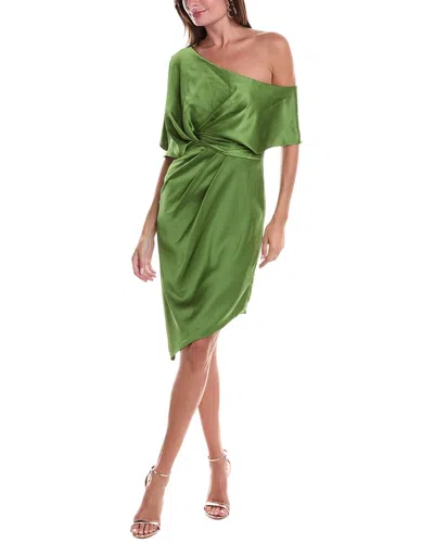 Theia Polly Cocktail Dress In Green