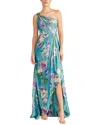 Theia Rhonda One Shoulder Gown