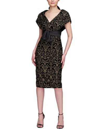 Theia Rosalia Dress In Green