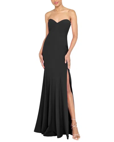 Theia Sunny Gown In Black