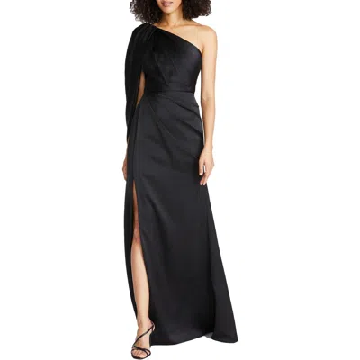 Theia Tori Womens Pleated Polyester Evening Dress
