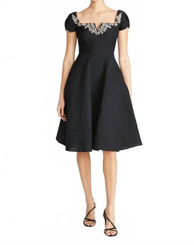 Theia Women's Milena A Line Cocktail Dress In Black