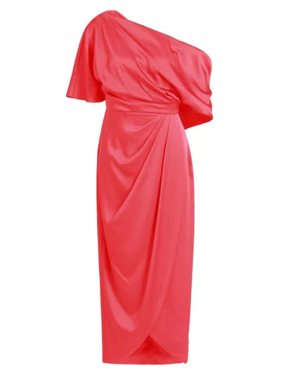 Theia Women's Rayna One-shoulder Gown In Red