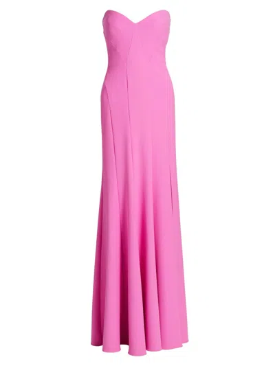 Theia Women's Sunny Strapless Gown In Pink