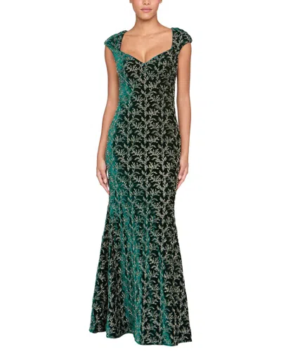 Theia Zoelle Gown In Green