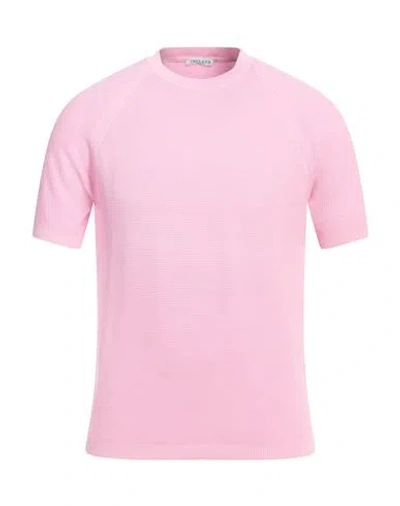 Theland Man Sweater Pink Size 46 Organic Cotton