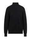 Theland Man Turtleneck Black Size 44 Merino Wool