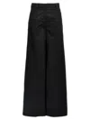 The Latest Thelatest Wide Black Alma Trousers In Black