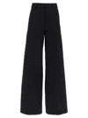 The Latest Thelatest Wide Black Alma Trousers In Black