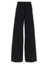 The Latest Thelatest Wide Black Alma Trousers In Black