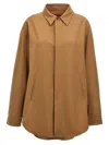 The Latest Thelatest 'andrea' Shirt In Brown