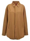 The Latest Thelatest 'andrea' Shirt In Brown