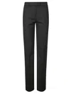 The Latest Thelatest Midnight Blue Wool Blend Trousers In Blue