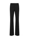The Latest Thelatest Midnight Blue Wool Blend Trousers In Blue