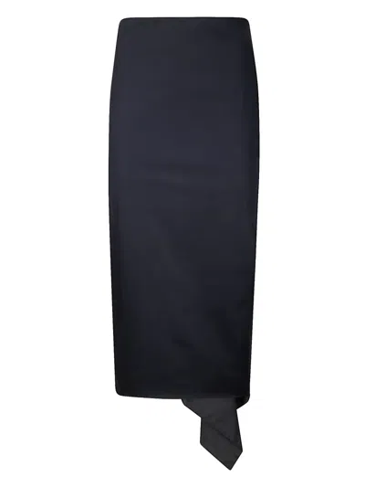 The Latest Asymmetric Pencil Skirt In Black