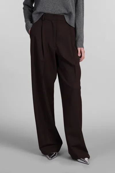 The Latest Axel Pants In Brown Wool