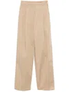 The Latest Large Leg Trousers In Neutrals