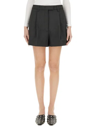The Latest Thelatest Bea Tailored Shorts In Black