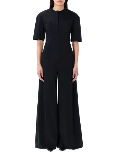The Latest Black Palazzo Jumpsuit In Cotton